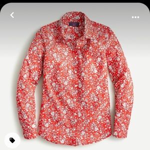 J crew NWT liberty print blouse size 18. CUTE!🌸🌸 Never worn.